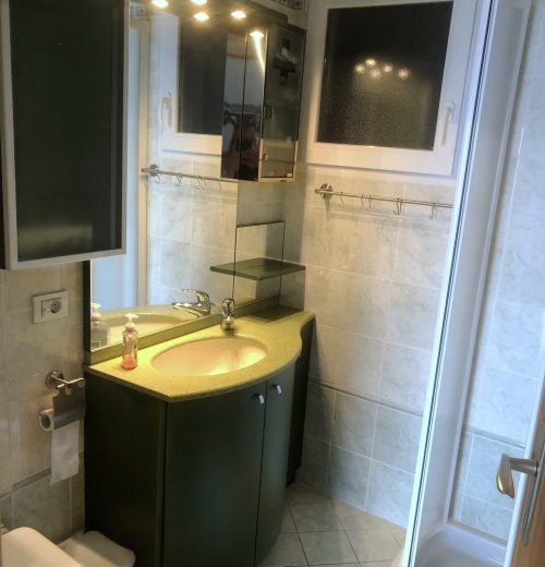 Badezimmer mit Dusche