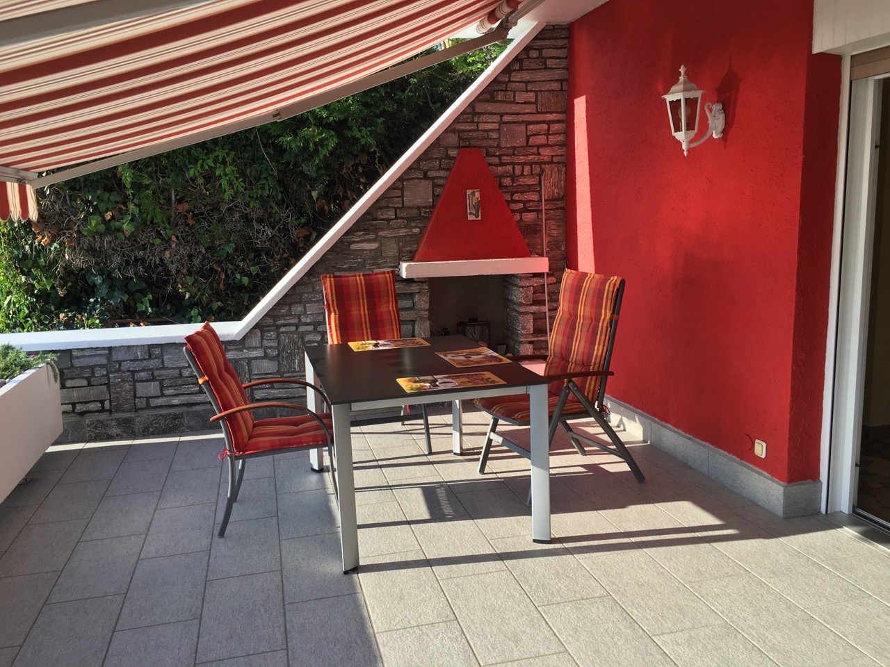 Teil der Terrasse